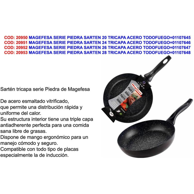 

magefesa serie piedra sarten 20 tricapa acero todofuego 01107645 - Mibricotienda