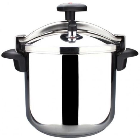 Magefesa STAR Casseruola 6L Argento Nero Acciaio Inossidabile