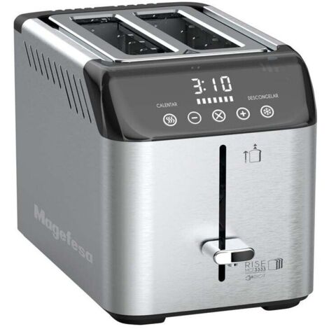 MAGEFESA TOSTADORA RISE DIGITAL 925 W INOX=MGF3333
