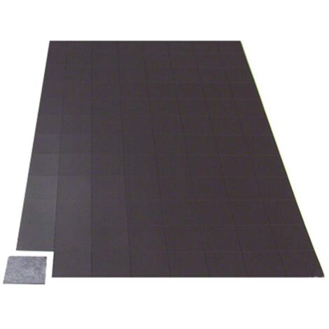 Magflex® Auto Adesivi Squadre Magnetiche Flessibili Per La Creazione Di Immagini Magnetiche, Opere D'Arte, Cartelli O Display - 25Mm x 25Mm - 96 Per Foglio A4