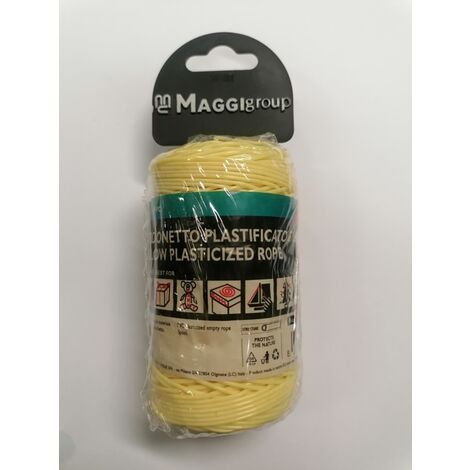 MAGGI - CORDONETTO PLASTIFICATO IN PVC GIALLO 1,3mm X 150gr
