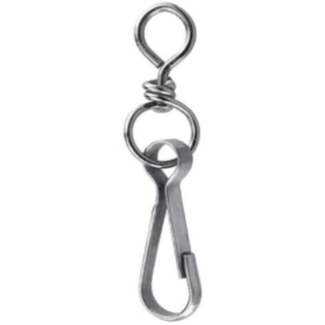 MAGGI GROUP - 3 PEZZI - MOSCHETTONE SIMPLEX IN ACCIAIO NICHELATO 30MM