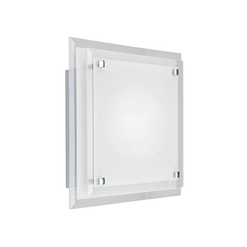 MAGGIE Applique Mur E27 60W max carré double verre opale Lpe non incl. ARIC 3976 MAGGIE Applique Mur E27 60W max carré double verre opale Lpe non incl. ARIC 3976