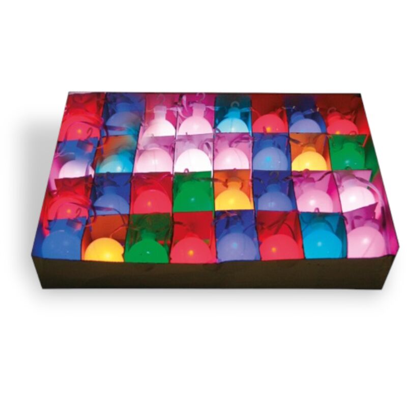 Image of Giocoplast Natale - Palline natalizie led colorate multicolor confezione 20 pezzi Magic Balls