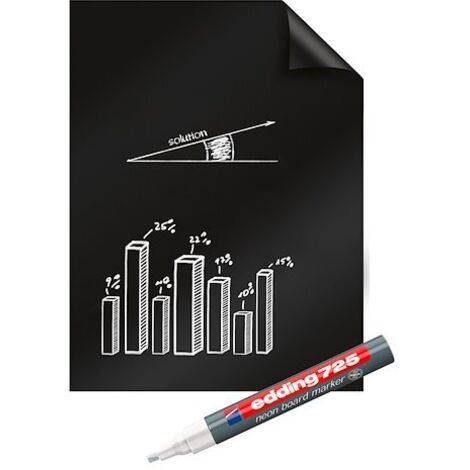Magic-Chart Blackboard feuilles en rouleau - 60x80 cm - 25 pièces
