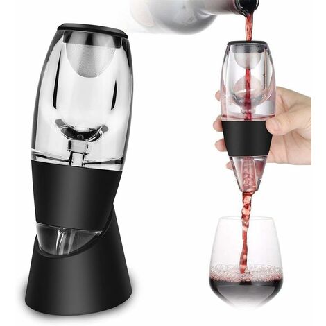 Magic Decanter Decanteur à Vin Aérateur de Vin Carafe Vin avec Vin Filtre, Boîte de Cadeau 7616cm,Oi-FRIS, Oi-FRIS