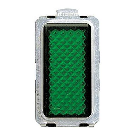 Magic Portalampada con diffusore per lampade 24V 3W a siluro tipo S6x30 verde
