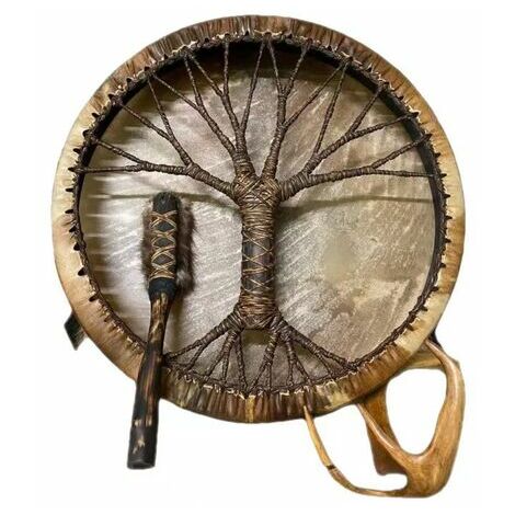 MAGIC Tree Of Life Shaman Drum Artisanat de tambour sibérien fait à la main