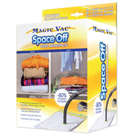 Magic Vac ACB0005 transparenter Kleidersack