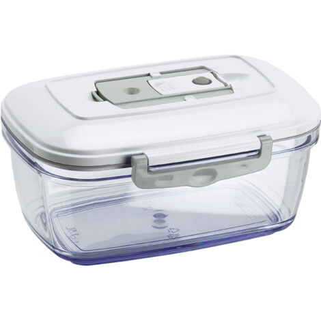 Magic Vac ACO1092 Vorratsbehälter für Lebensmittel de Rectangular Box 1,5 L Transparent, White 1 Stück(e)