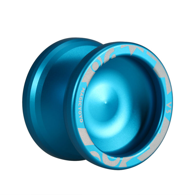 

Magic Yoyo V3 Torno CNC Yoyo de aleacion de aluminio de alta velocidad sensible con cuerda giratoria para ninos ninas ninos azul