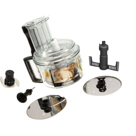 Magimix – Kit cuve complet système 4100/4200 – 5 accessoires inclus – Mini couteau, râpeur 2mm, éminceur 2mm, support disque, batteur à blancs