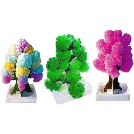 Magischer Kristallpapier-Weihnachtsbaum – DIY-Schnee- und Schneeflockendekoration – Ausklappbarer Weihnachtsbaumschmuck