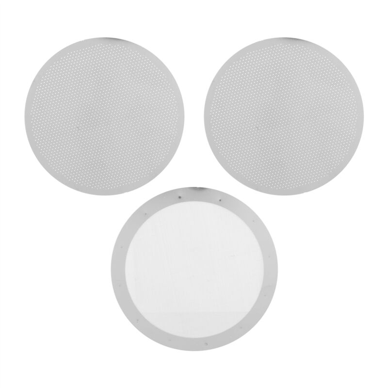 Image of Tlily - Maglia da Filtro Riutilizzabile nel Metallo 3 Pezzi per Macchina Caffè Espresso ,