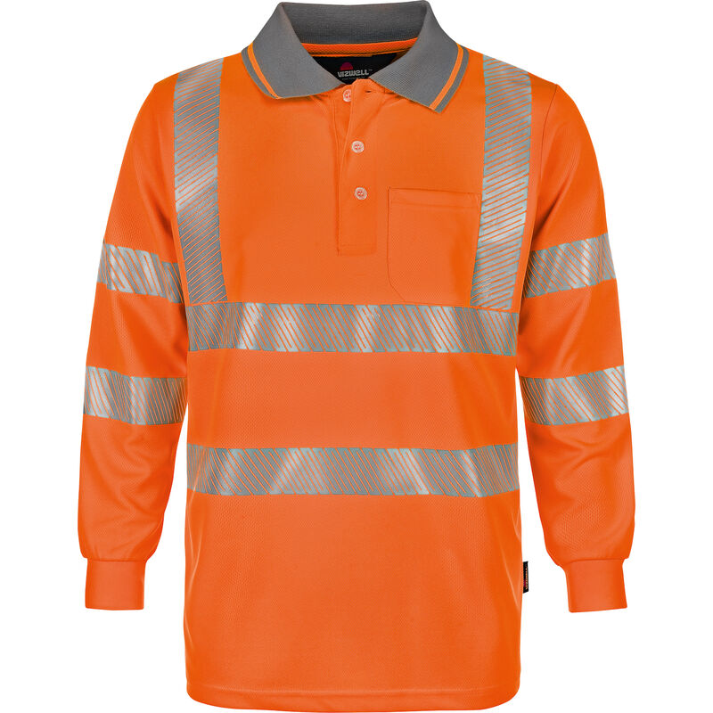 Maglia da lavoro, polo, polo manica lunga in alta