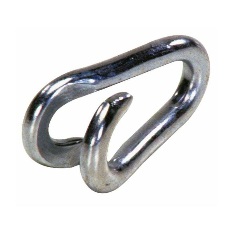 Maglia falsa zincata per catena ø 6 (set da 10)