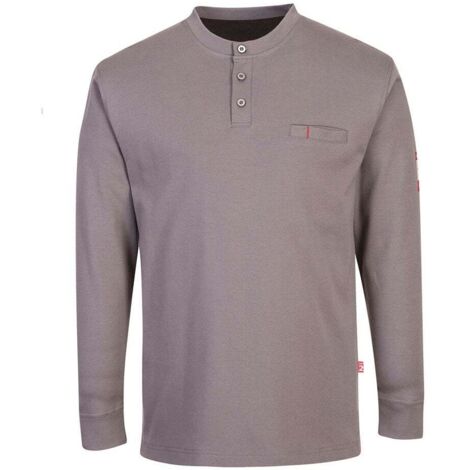 Maglia FR Henley antistatica Grigia XL