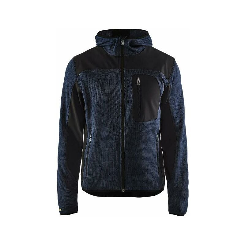 Giacca con cappuccio t.m - marino scuro/nero - 493021178699-M - Blaklader