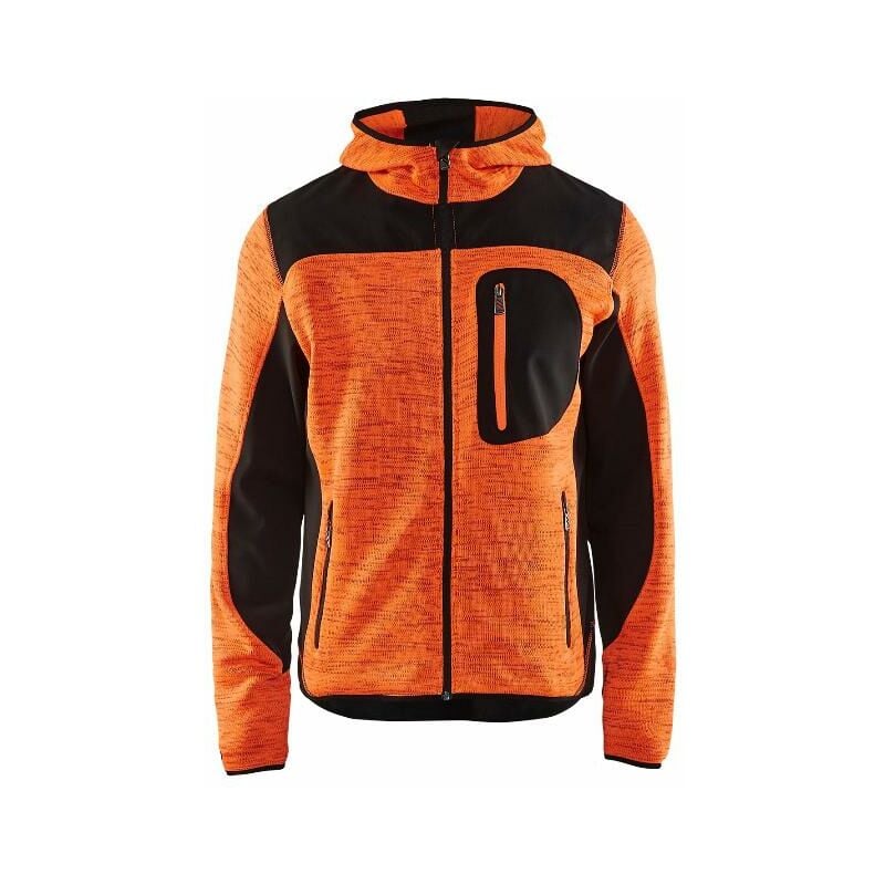 Image of Giacca con cappuccio t.m - arancione fluo/noir - 493021175399-M - Blaklader