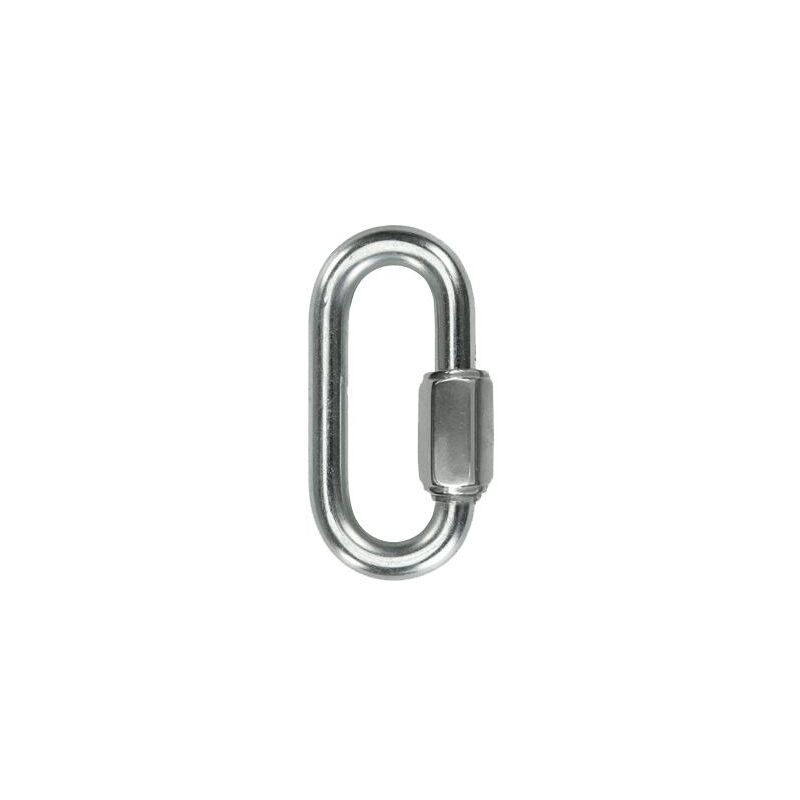 Maglie di giunzione in acciaio nichelato - ø mm.8x73x36