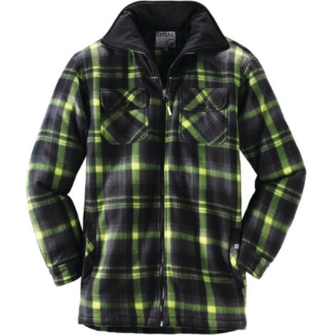 Maglia termica Terrax Workwear taglia XL nero / lime TERRAX