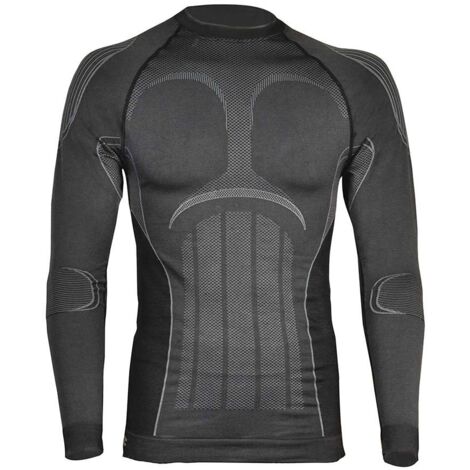 JARDIBRICODECO Maglia Termica Uomo Manica Lunga Cofra Bryne Antracite M