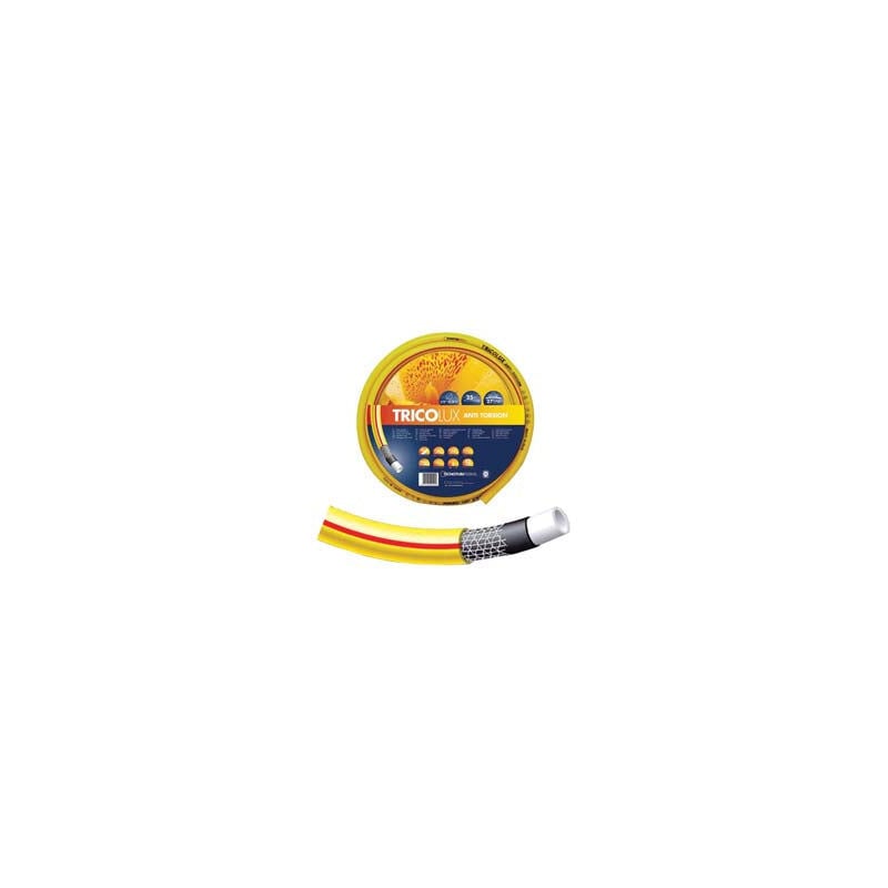 Tuyau tricoté anti-torsion Trico Lux - ø 12,5 mm (1/2') rot. 25 m - pression max 27 bar