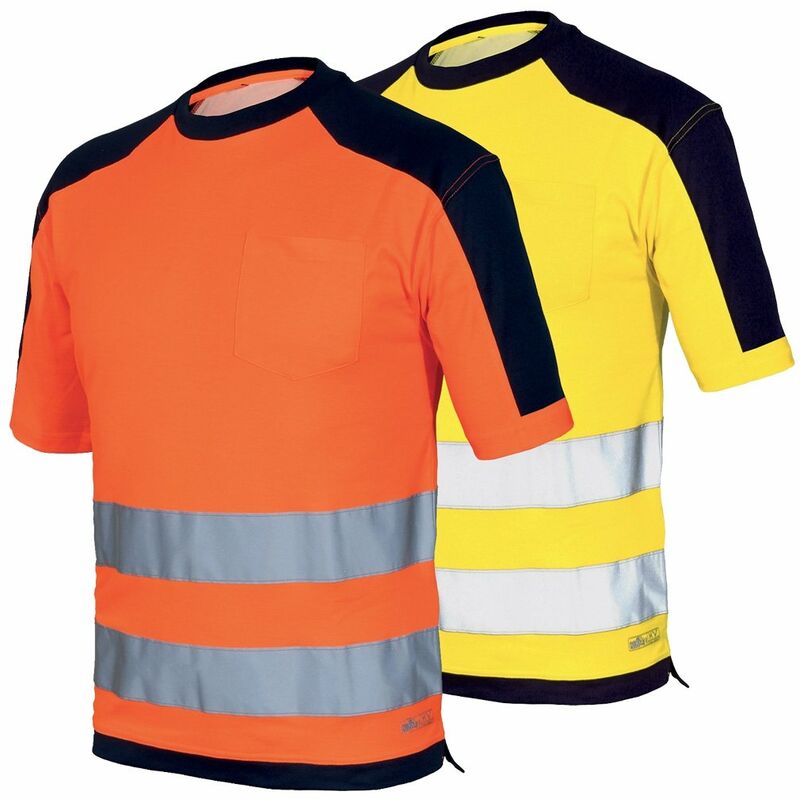 Image of Issaline - Maglietta da lavoro alta visibilità Industrial Starter hv T-Shirt 08186 - m - Giallo - Giallo