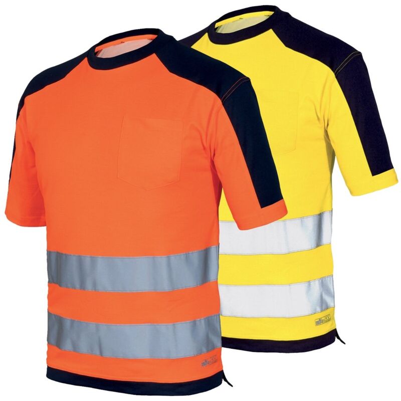 Image of Issaline - Maglietta da lavoro alta visibilità Industrial Starter hv T-Shirt 08186 - s - Arancione - Arancione