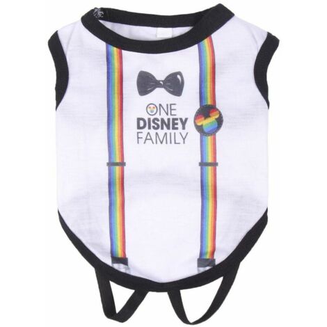 Maglietta per Cani Disney Pride Bianco