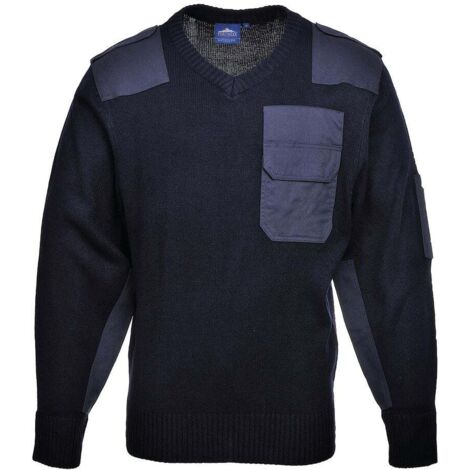 Maglione da lavoro di sicurezza Portwest NATO Blu navy M