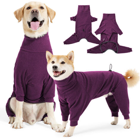 Maglioni per animali domestici, maglioni in pile, maglioni per cani, cappotti invernali, pigiami per cani con gambe - L