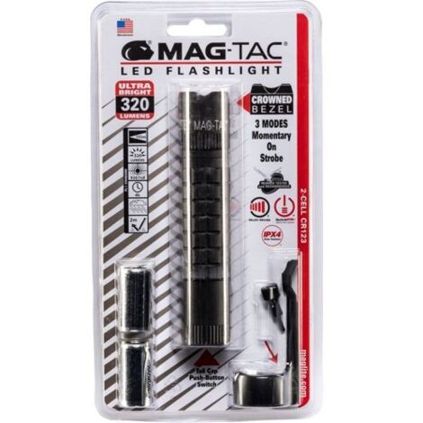 Maglite Mag-Tac crowned bezel Taschenlampe