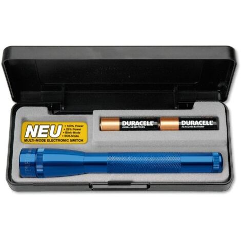 MAGLITE MINI 2AA/R6 LED COFFRET MIXTE ADULTE BLEU 16.8 CM