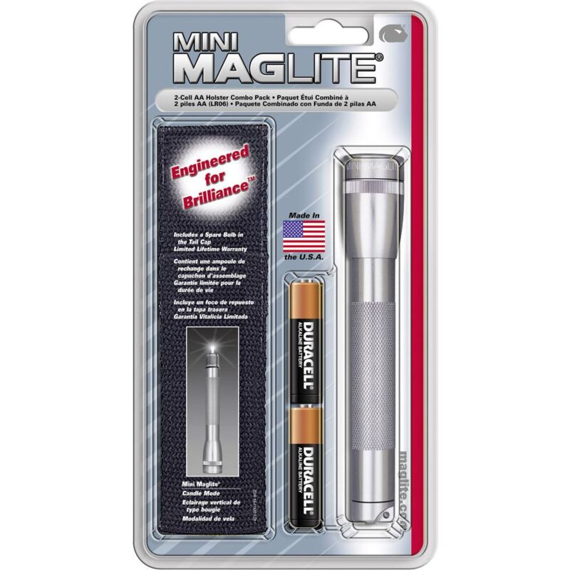 Lampe de poche Mag-lite Mini 2 aa Ampoule crypton à pile(s) 12 lm 5.5 h 107 g