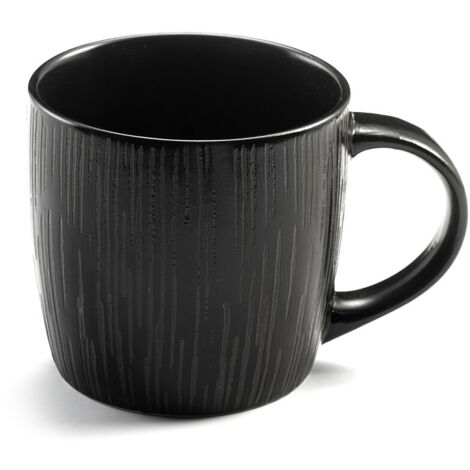 Magma Noir - Tasse café & thé 28 cl (lot de 6)