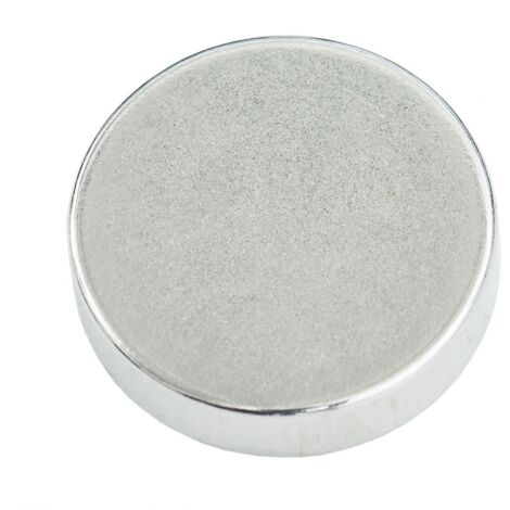 Magnet Ø 20 x 5 mm, N35, 2 Stück Schrauben & Dübel