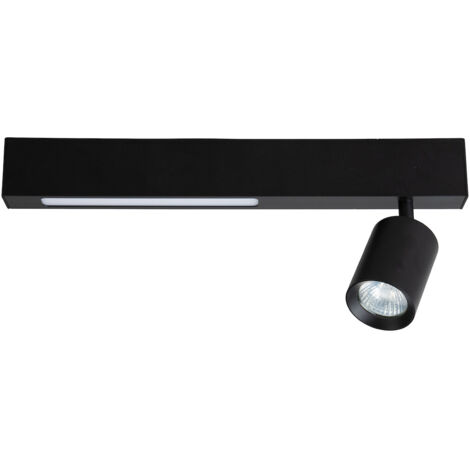 Magnet Deckenleuchte 9W+1xGU10 3000/4000K Schwarz