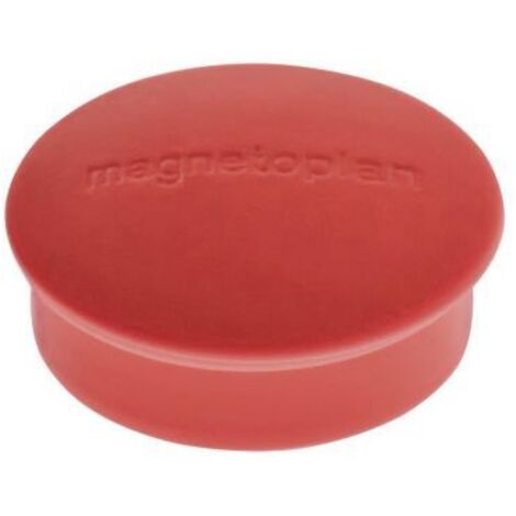 Magnet ® Discofix Mini 19 x 7 mm (D. x H) 19mm 0,1kg Ferrit rot 10 St./Pack.