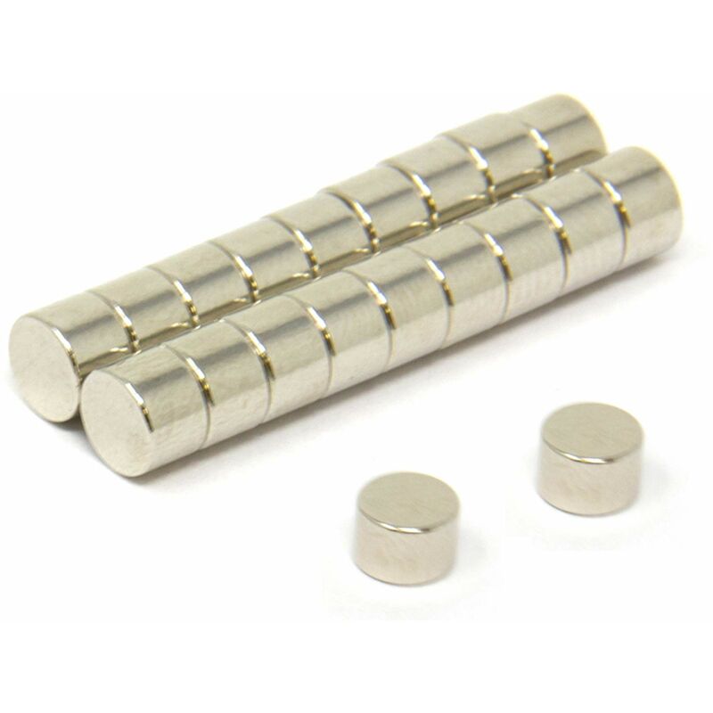 Magneti a disco in neodimio N42, 6 x 4 mm, forza