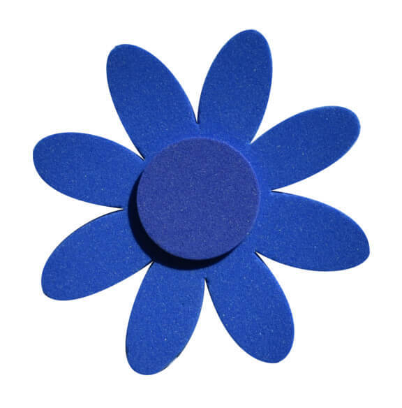 Magnet fleur bleue