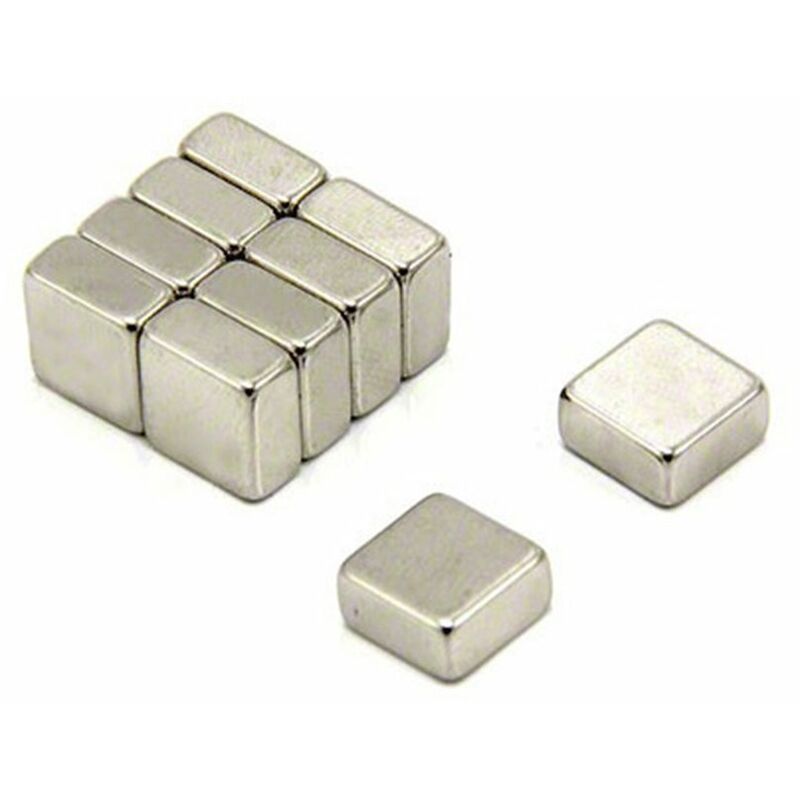 Image of Magnet - Magneti al neodimio N42, 2,8 kg, 10 x 10 x 5 mm, confezione da 10 pezzi