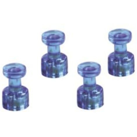 Magnet ® Memohalter 11 x 18 mm (D. x L) 11mm 0,5kg Ferrit dunkelblau 4 St./Pack.