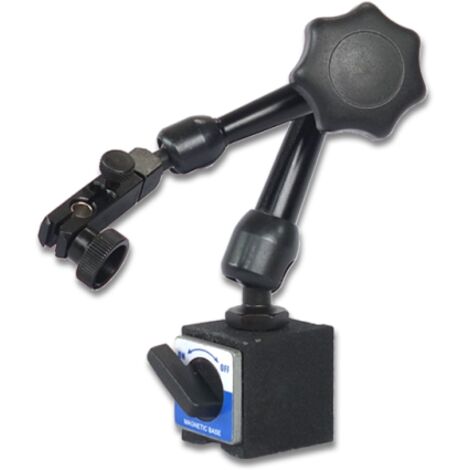 Magnet-Messstative active mit mechanischer Zentralklemmung 130 mm