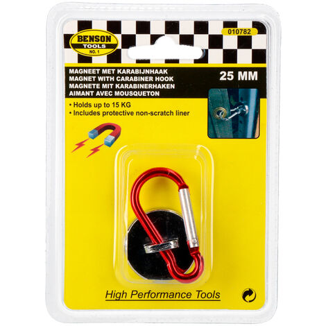 Magnet mit Karabiner, 25mm - 76563 BENSON