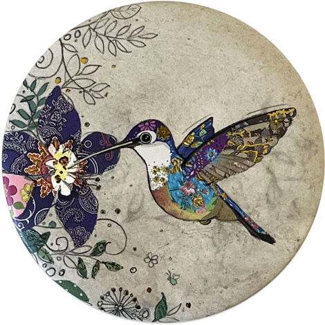 Magnet rond colibri 5,5 cm
