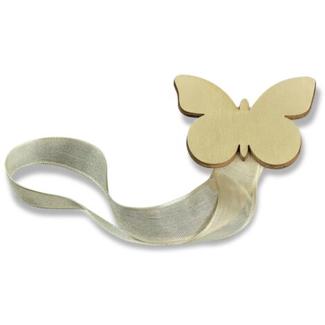MAGNET Stop Rideau PAPILLON AIMANTS EN OR POUR RIDEAUX