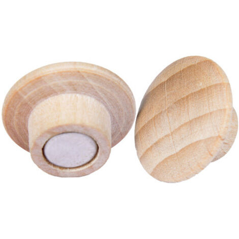 Magnet WOODEN 25mm Buchenholz braun 5 St./Pack.