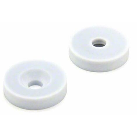 Magneta Neodimio Rivestito Ptfe Per Arti, Mestieri, Produzione Di Modelli, Fai -Da -Te, Hobby, Ufficio E Casa - 26,4mm Dia x 6,2mm Di Spessore x 6,2mm C/Lavandino - 6kg Pull - South
