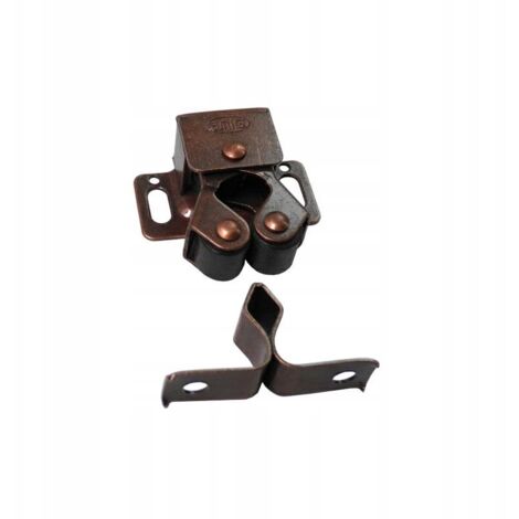 MAGNETE MARRONE CON RULLI DI BLOCCAGGIO PER MOBILI
